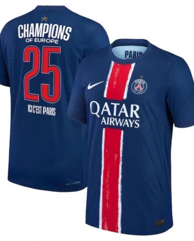 2025 Paris PSG champions 25 soccer jersey